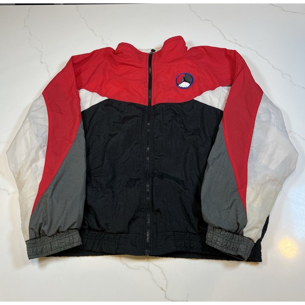 Vintage Nike Air Jordan 7 Jacket Windbreaker 90s OG Jumpman Logo Rare Large